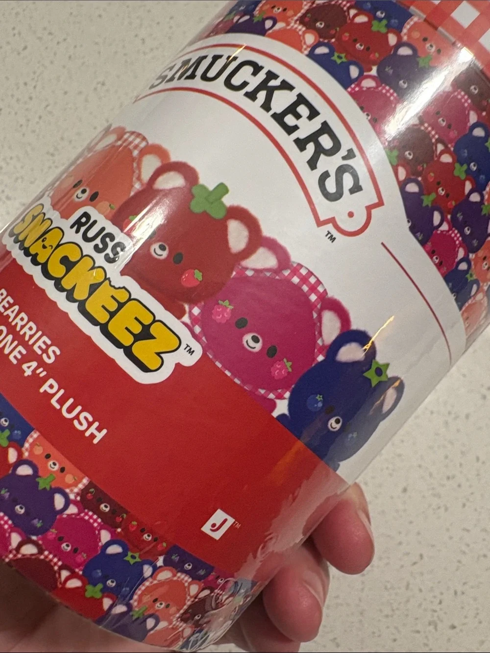 Russ x Smuckers Snackeez Kids One Plush Toy - Red/Orange